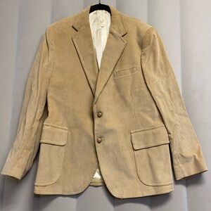Vintage Brad Whitney Men’s Corduroy Blazer Jacket 46R 100% Cotton Western Cowboy